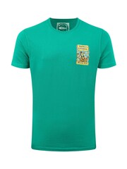 Weird Fish Green Parrots Of The Caribbean Back Print Artist T-Shirt - Image 5 of 6
