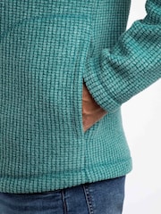 Weird Fish Green Shires Full Zip Grid Fleece - Image 5 of 7