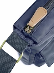 Weird Fish Blue Arman Cross Body Bag - Image 4 of 6