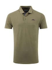 Verde/Marrón - Weird Fish Miles Pique Polo Shirt - Imagen 6 de 7
