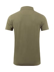Verde/Marrón - Weird Fish Miles Pique Polo Shirt - Imagen 7 de 7