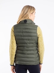 Weird Fish Green Atissa Lightweight Padded Gilet - Image 2 of 7