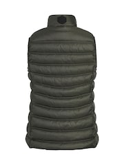 Weird Fish Green Atissa Lightweight Padded Gilet - Image 7 of 7