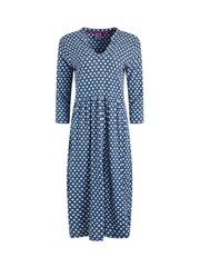 Weird Fish Isolde Printed Jersey Midi Dress - Imagem 6 de 7