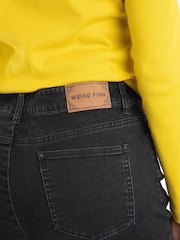 Weird Fish Black Gerrie Mid-Rise Slim Leg Jeans - Image 4 of 7