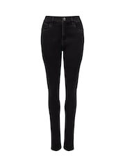 Weird Fish Black Gerrie Mid-Rise Slim Leg Jeans - Image 6 of 7