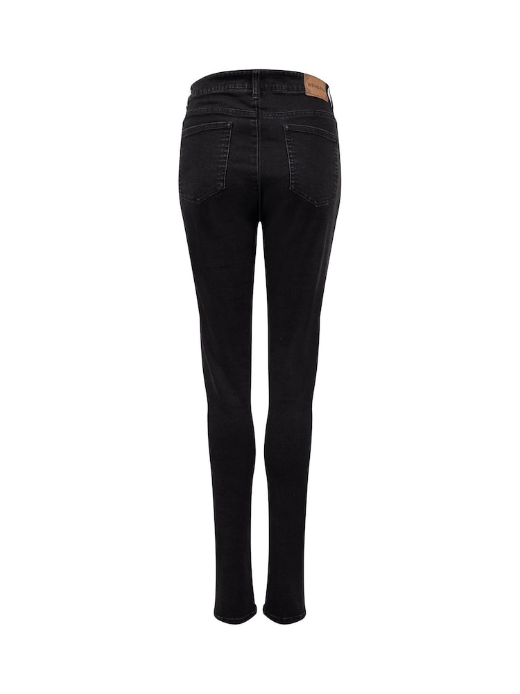 Weird Fish Black Gerrie Mid-Rise Slim Leg Jeans - Image 7 of 7 Weird Fish Black Gerrie Mid-Rise Slim Leg Jeans - Image 7 of 7