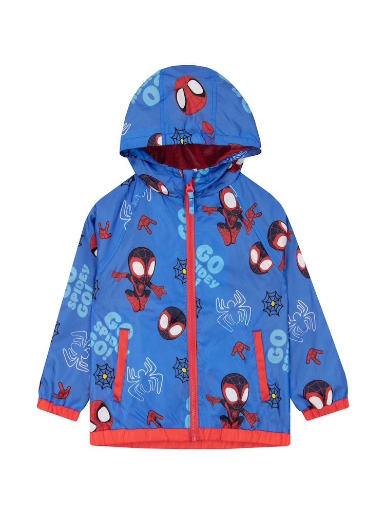 Character Blue Marvel Spidey And His Amazing Friends Raincoat Spiderman And Miles - Image 1 of 12