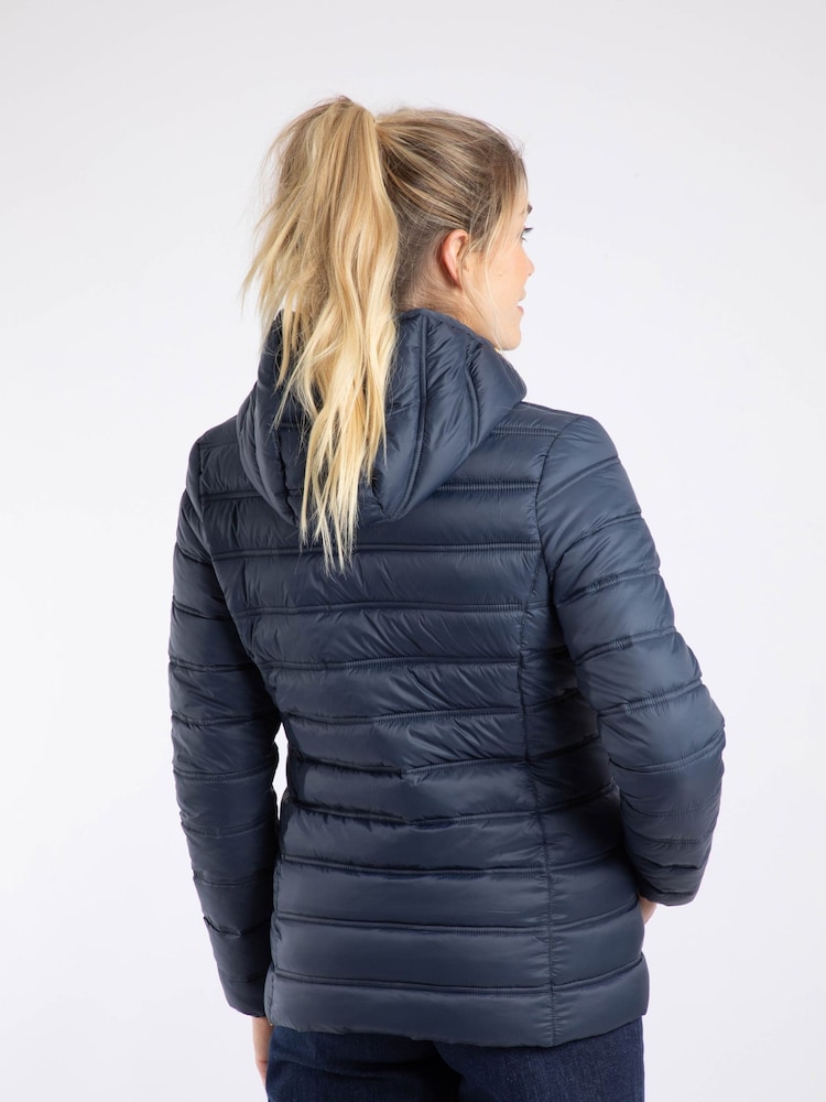 Weird Fish Blue Eshka Lightweight Padded Jacket - Image 2 of 7