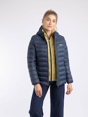 Weird Fish Blue Eshka Lightweight Padded Jacket - Image 3 of 7