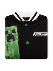 Character Black Minecraft Bomber Jacket - Image 6 of 12