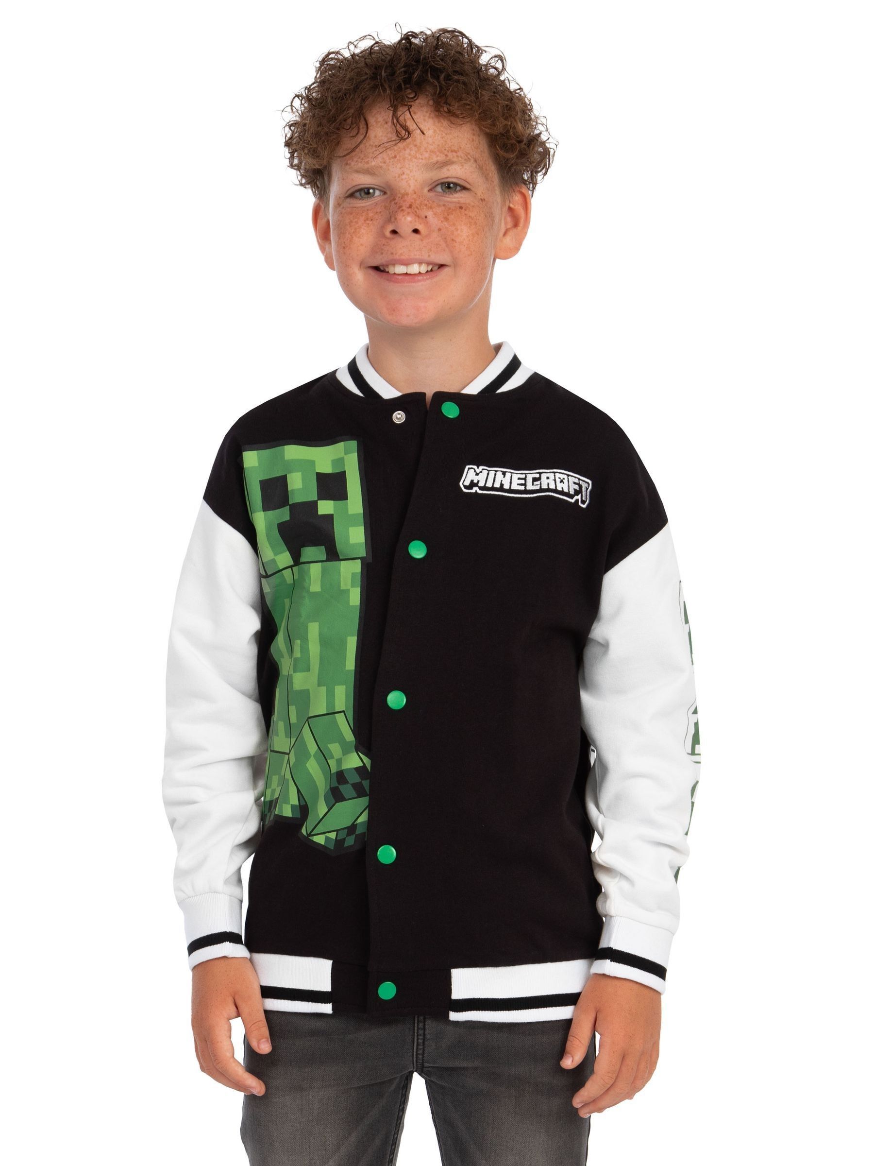 Buy Character Black Minecraft Bomber Jacket from Next USA