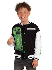 Character Black Minecraft Bomber Jacket - Image 8 of 12