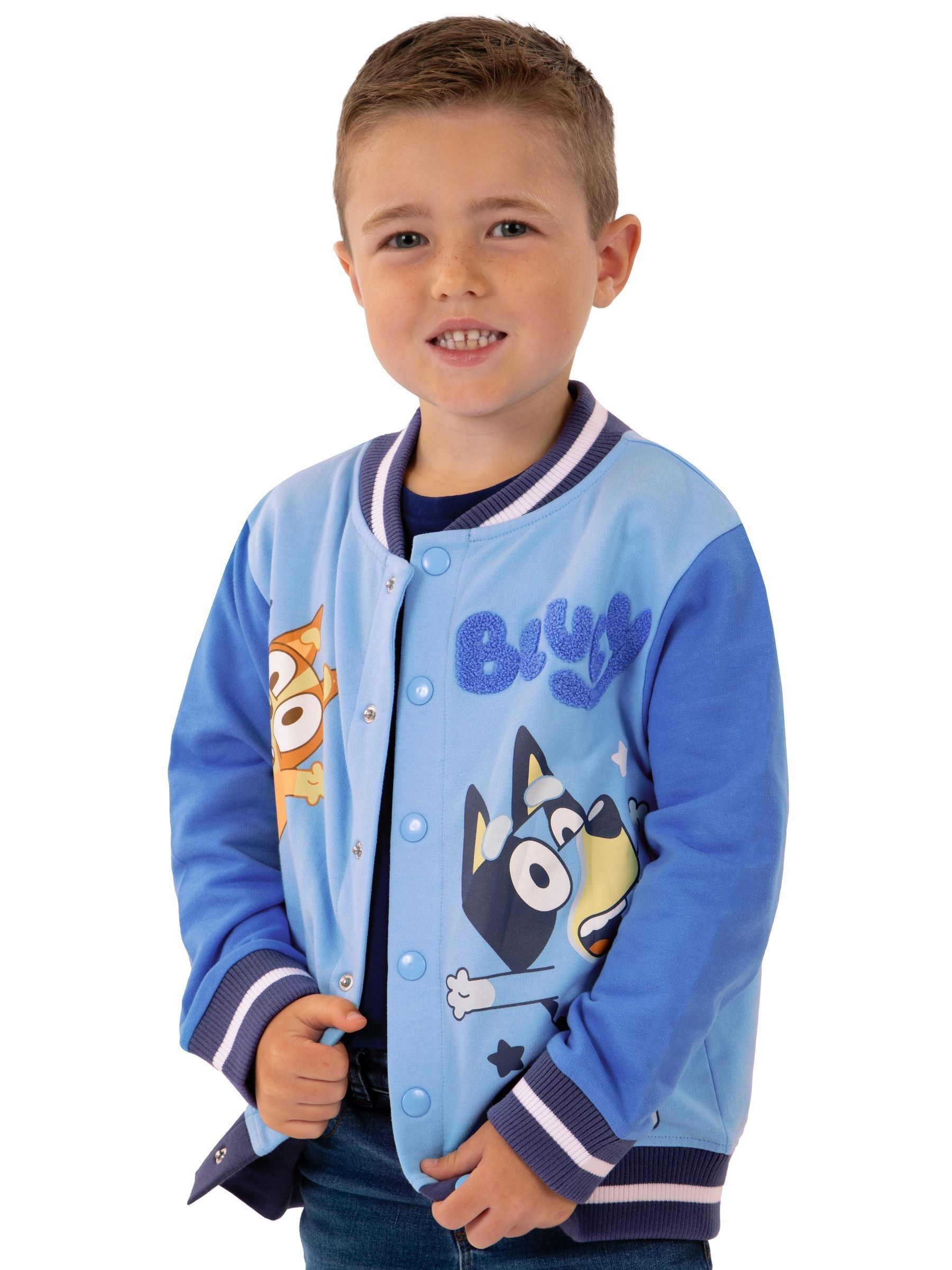 Buy Character Blue Bluey And Bingo Boys Bomber Jacket from Next USA