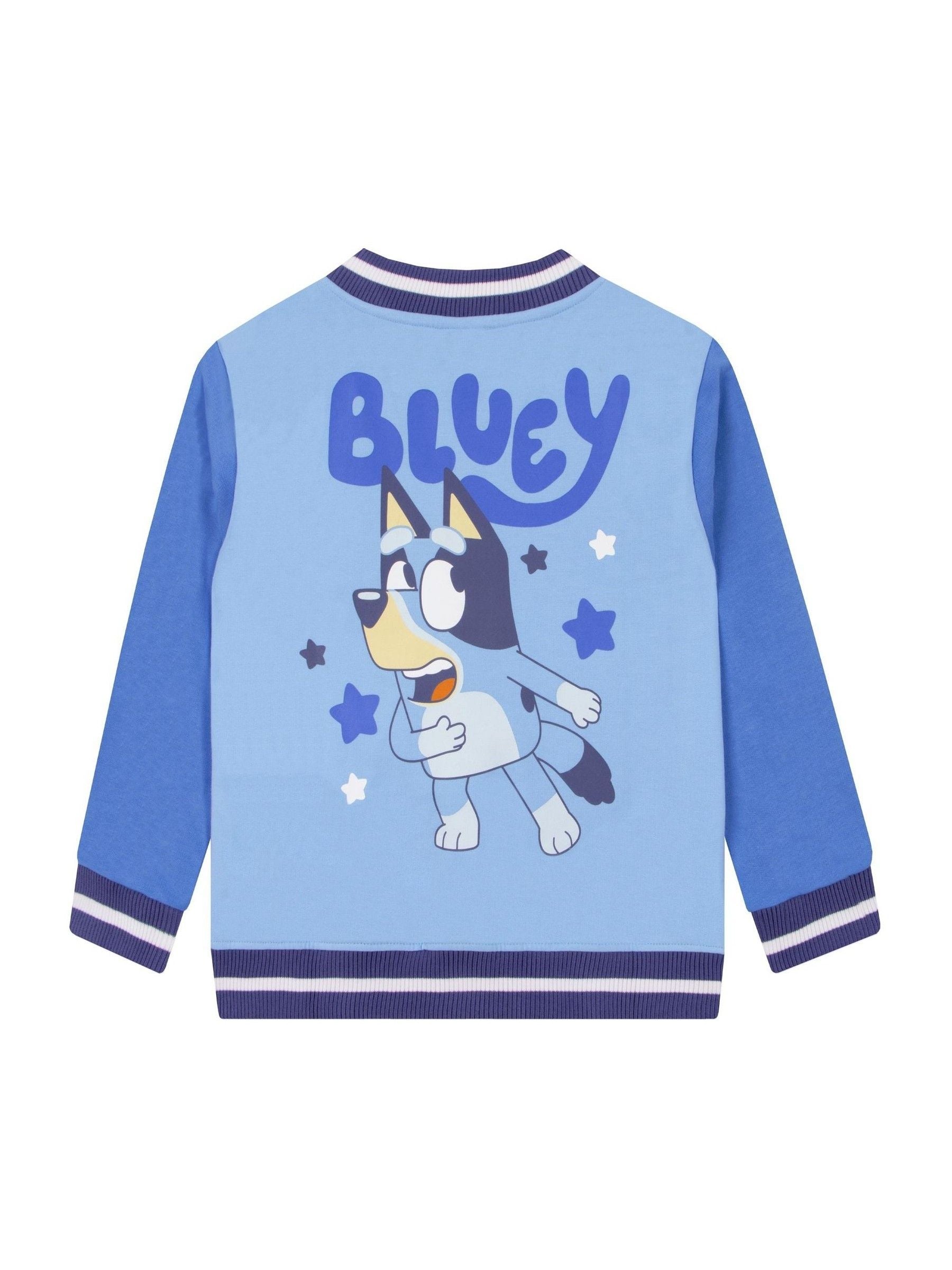 Buy Character Blue Bluey And Bingo Boys Bomber Jacket from Next