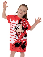 Character Red Disney Minnie Mouse Nightdress - Image 3 of 9