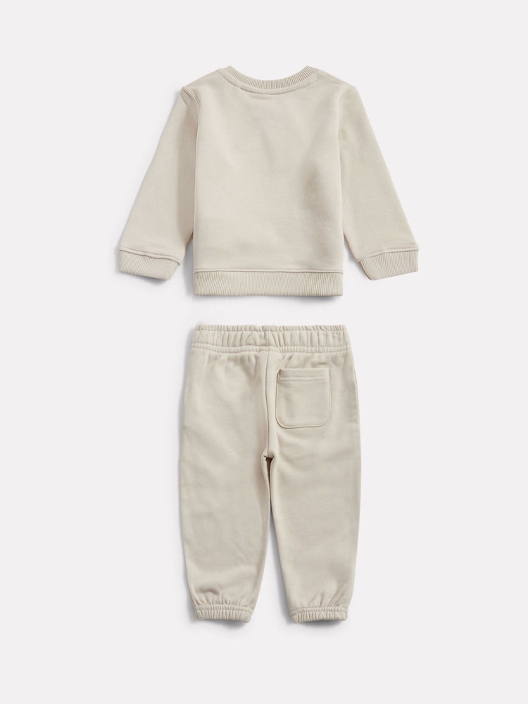 New Balance Brown FT Crew & Joggers Set - Image 2 of 6