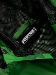 Character Green Minecraft Creeper Raincoat - Image 11 of 12