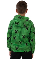 Character Green Minecraft Creeper Raincoat - Image 4 of 12