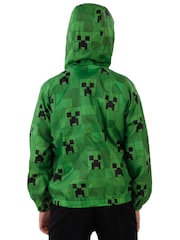 Character Green Minecraft Creeper Raincoat - Image 5 of 12
