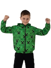 Character Green Minecraft Creeper Raincoat - Image 7 of 12