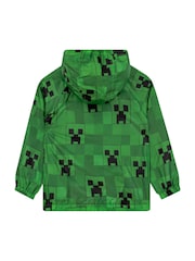 Character Green Minecraft Creeper Raincoat - Image 9 of 12