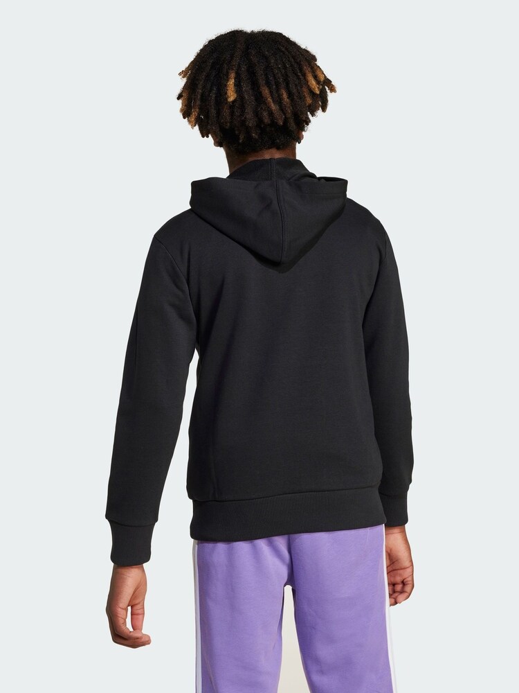 adidas Black Essentials Hoodie - Image 2 of 5 adidas Black Essentials Hoodie - Image 2 of 5