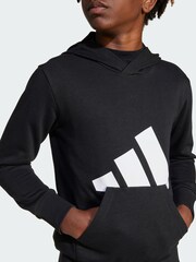 adidas Black Essentials Hoodie - Image 3 of 5