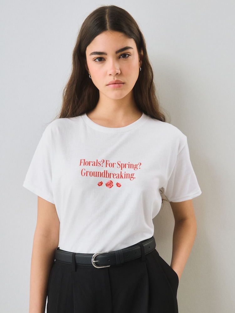 White Devil Wears Prada Official Licence Short Sleeve T-Shirt - Image 1 of 7 White Devil Wears Prada Official Licence Short Sleeve T-Shirt - Image 1 of 7