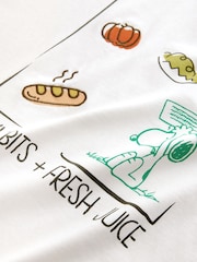 Ecru White Snoopy Licence Graphic Short Sleeve T-Shirt - Image 3 of 3