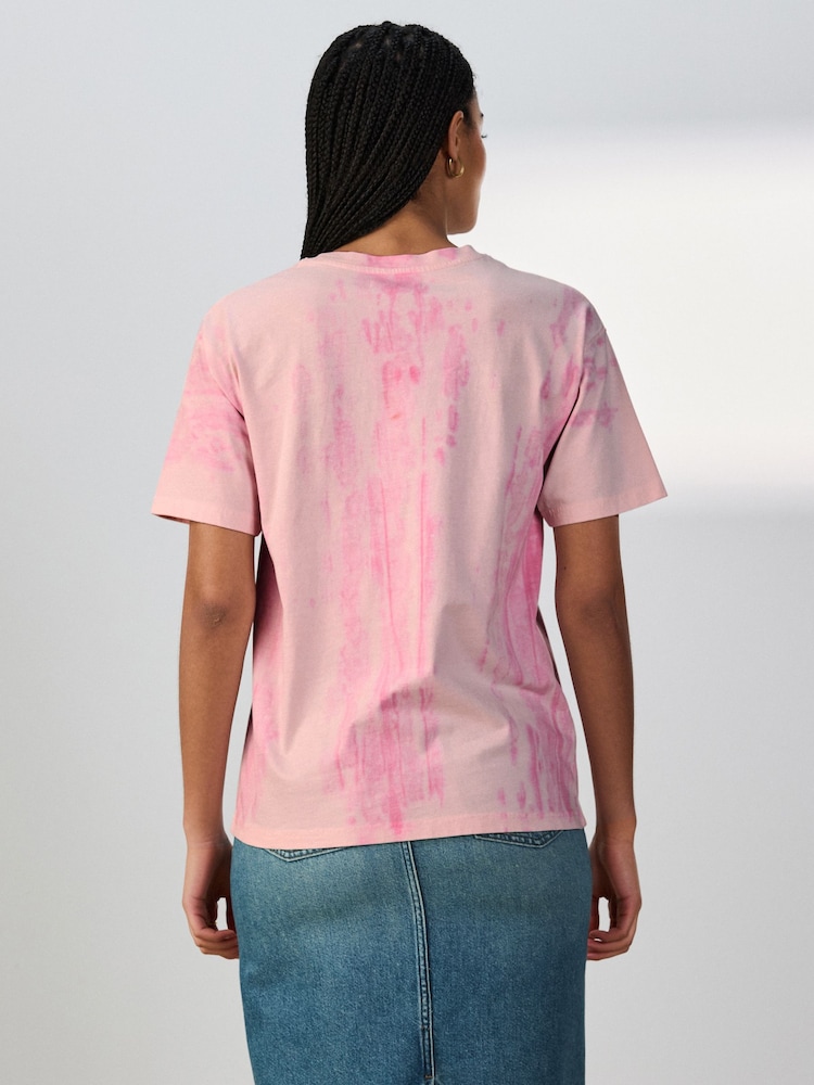 Pink Official Betty Boop Licence Graphic Short Sleeve Crew Neck T-Shirt - Image 2 of 6