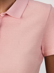 Rosa - Fitted Short Sleeve Polo Top - Bild 4 von 4