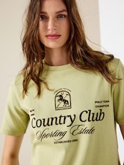 Green Polo Sports Graphic Short Sleeve Crew Neck T-Shirt - Image 5 of 8