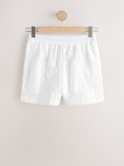 White N. Premium Crochet Patchwork Shorts - Image 6 of 8