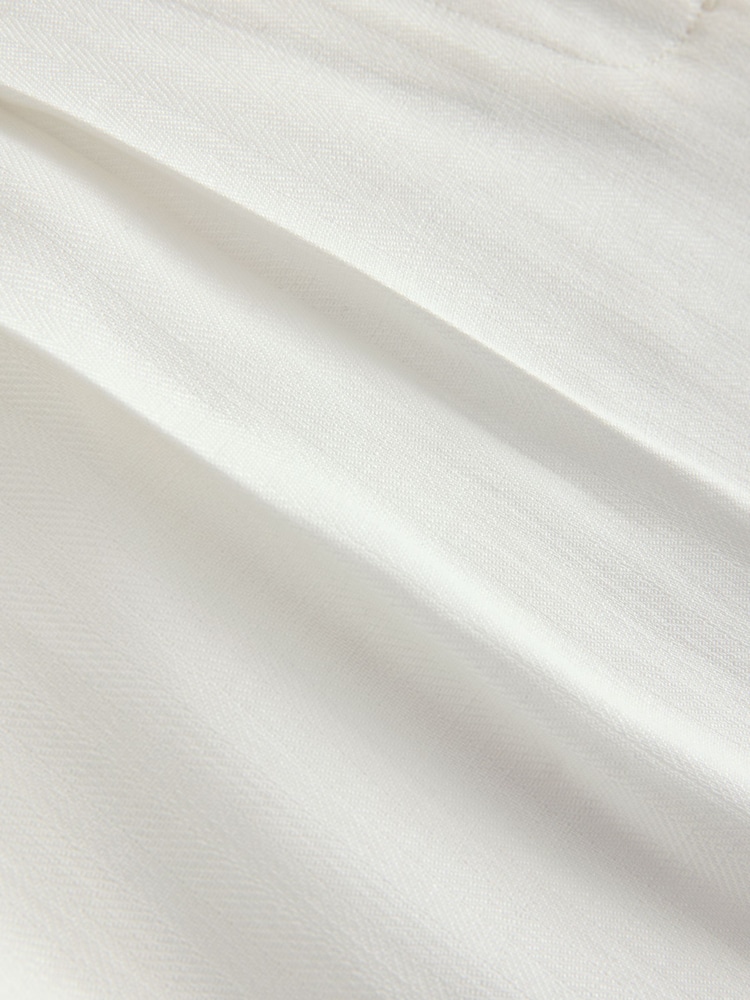 White Jorts with Scarf Belt - Image 8 of 8