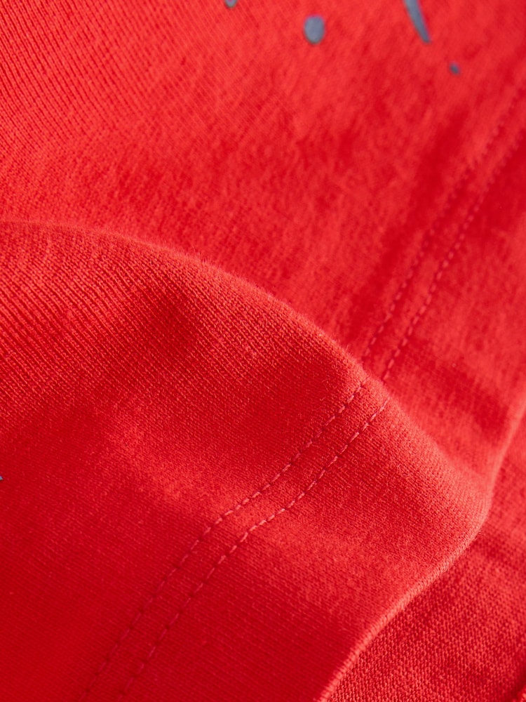 Red England Short Sleeve Graphic T-Shirt (3-16yrs) - Image 8 of 8