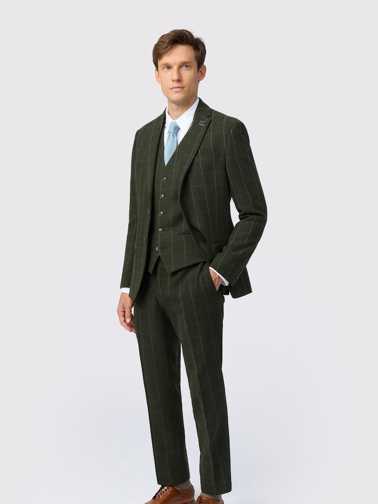 Antique Rogue Green Hooper Check Jacket - Image 2 of 3