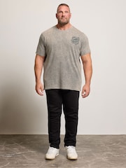 BadRhino Big & Tall Acid Wash Skull T-Shirt - Imagen 3 de 5