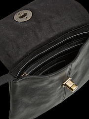 PIECES Black Royal Leather Party Bag - Image 5 of 5