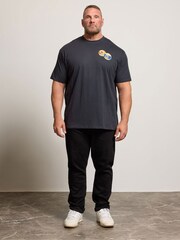 BadRhino Big & Tall Grey Ebony Billiards Club T-Shirt - Image 2 of 7