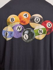 BadRhino Big & Tall Grey Ebony Billiards Club T-Shirt - Image 5 of 7