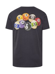 BadRhino Big & Tall Grey Ebony Billiards Club T-Shirt - Image 6 of 7