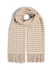 PIECES Brown Wool Scarf - Image 1 of 3