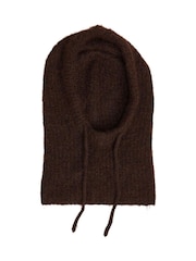 OBJECT Brown Knit Balaclava Scarves - Image 3 of 3