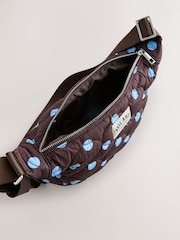 Blue/Brown Polka Dot Sling Bag - Image 6 of 8