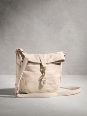 White Messenger Cross-Body Bag - Image 9 of 13