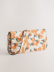 Orange Print Hardware Cross-Body Bag - Image 8 of 11