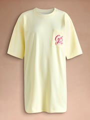 Cath Kidston Yellow Cotton Panda Print Nightie - Image 8 of 11