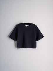 The Set 3 Pack Knitted Short Sleeve Jumpers Navy/White/Pink/Red Stripe - Image 6 of 6