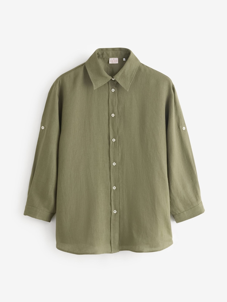 Emme by Marella Green Emmgirello Long Sleeve Shirt - Image 1 of 2